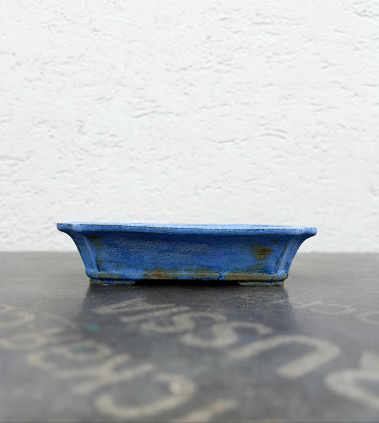 Stoneware Sırlı Seramik Bonsai Saksısı 28 cm