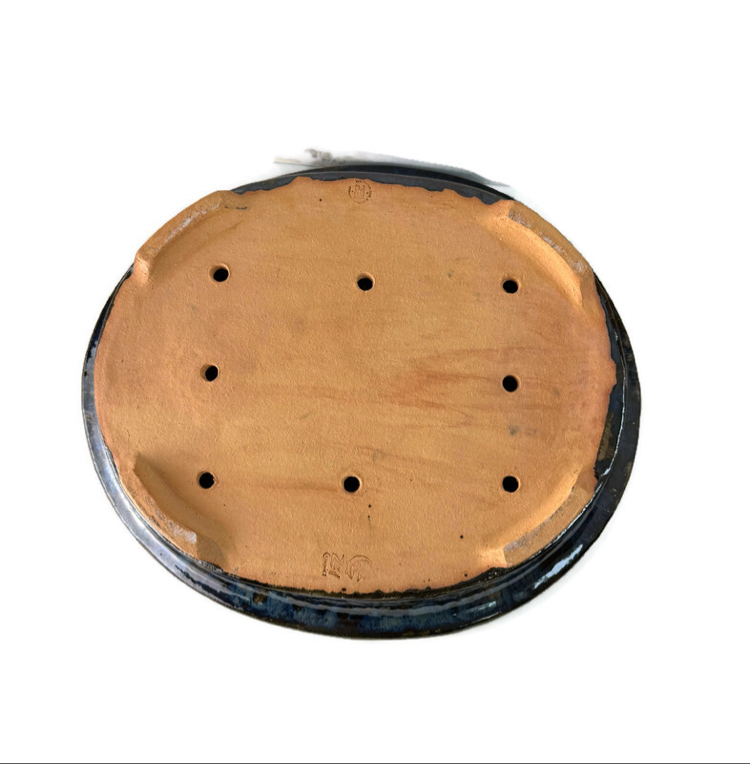 Büyük Boy Stoneware Sırlı Seramik Bonsai Saksısı
