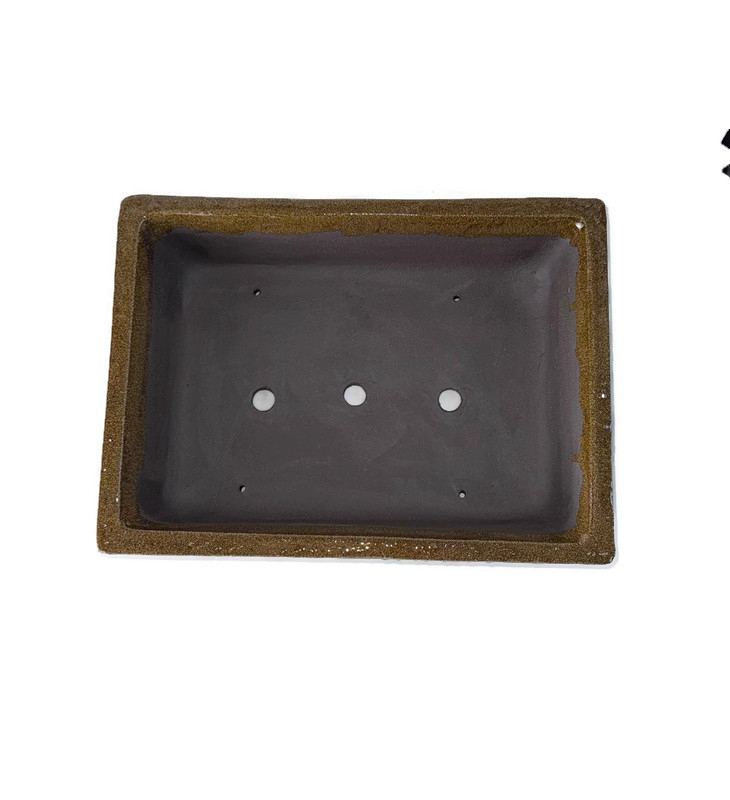 Büyük Stoneware Seramik Bonsai Saksısı 37 cm
