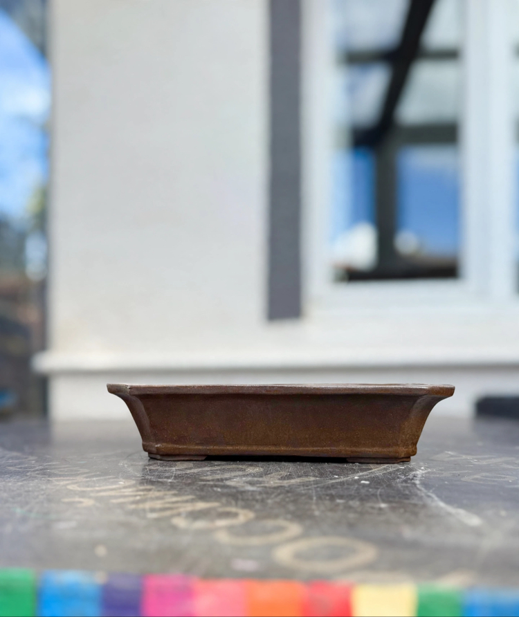 Stoneware Sırlı Bonsai Saksısı 28 cm