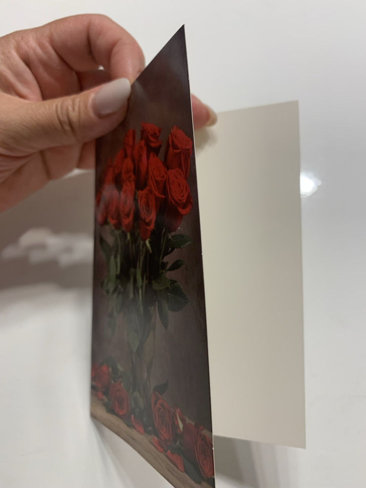 Gül Buketi Zarflı Kartpostal