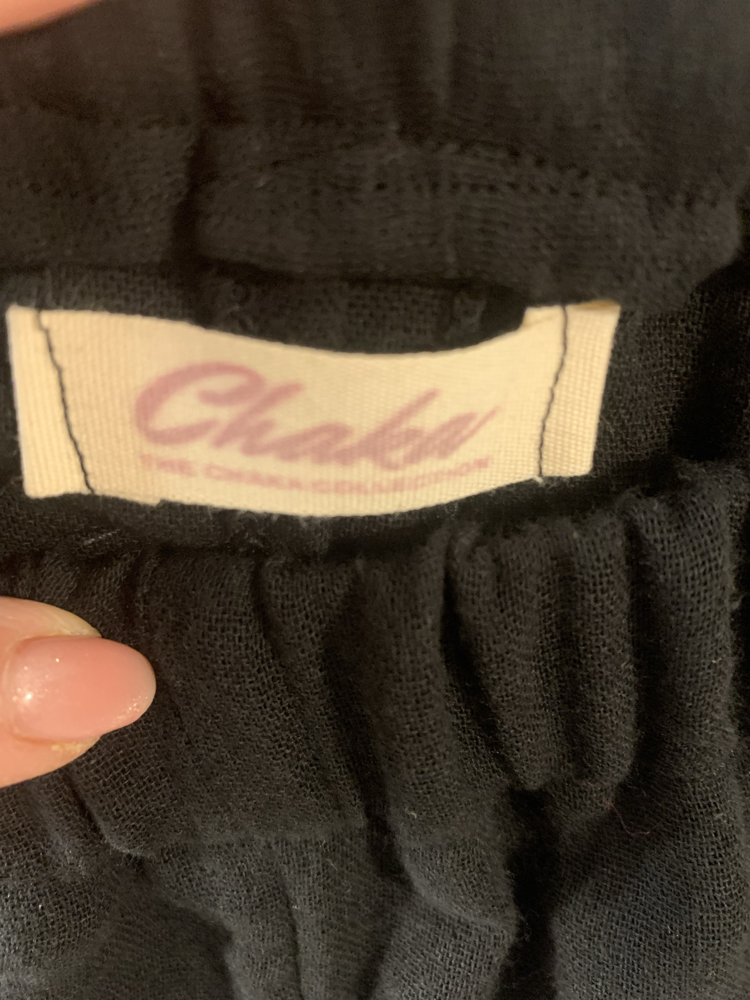 Siyah Müslin Pantalon