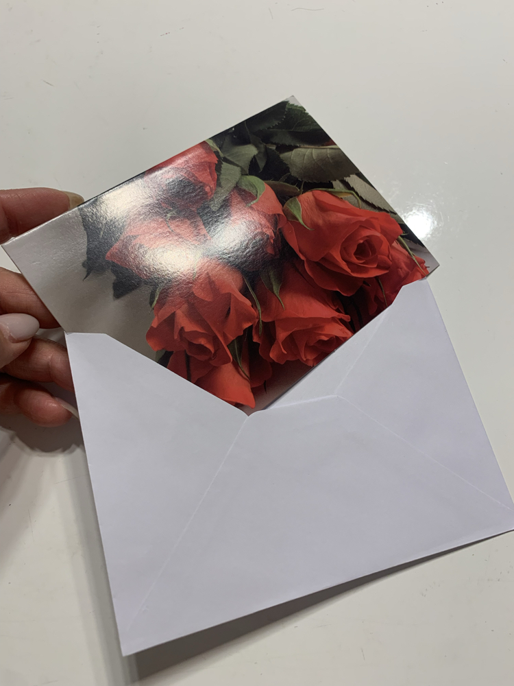 Güller Zarflı Kartpostal
