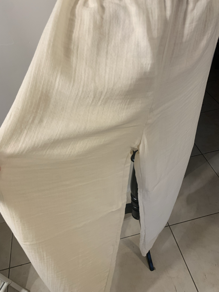 Krem Müslin Pantalon