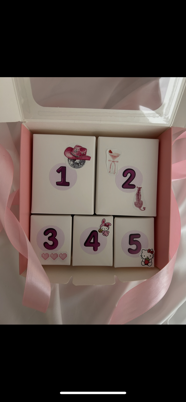 Gold & silver Advent Calendar küçük boy