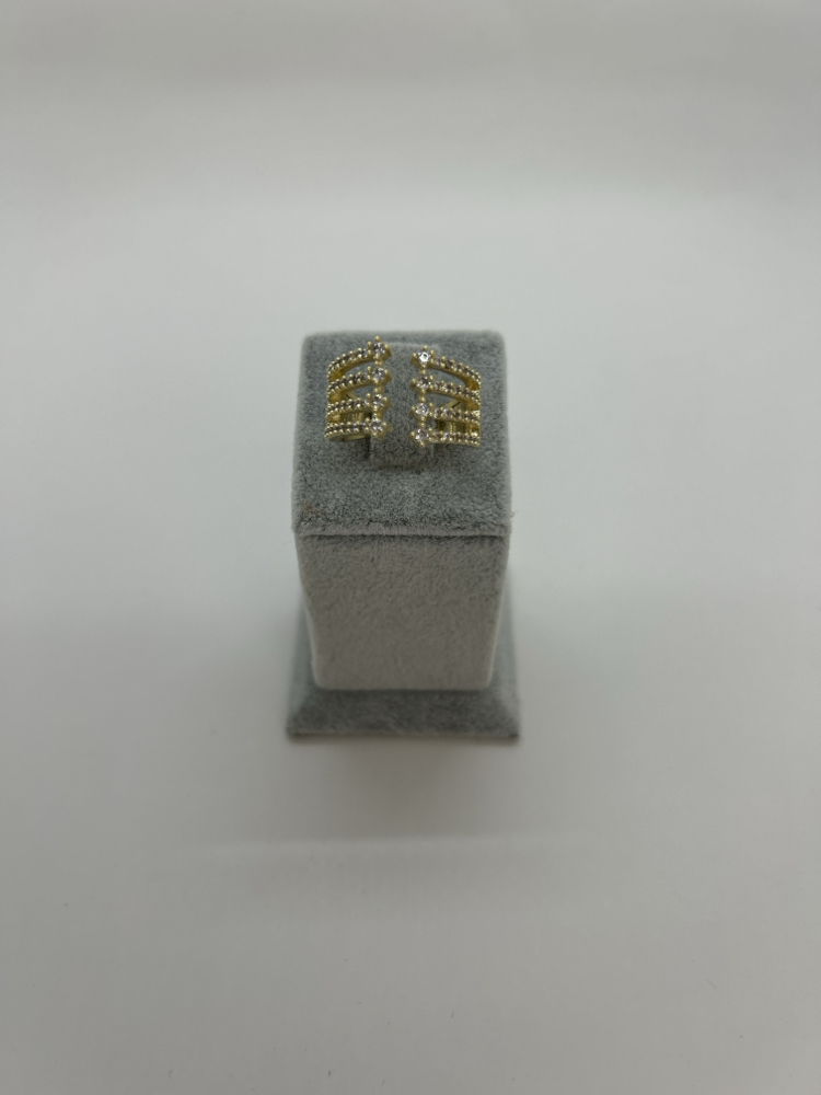 Vip 4’lü şerit ayarlamalı gold yüzük 