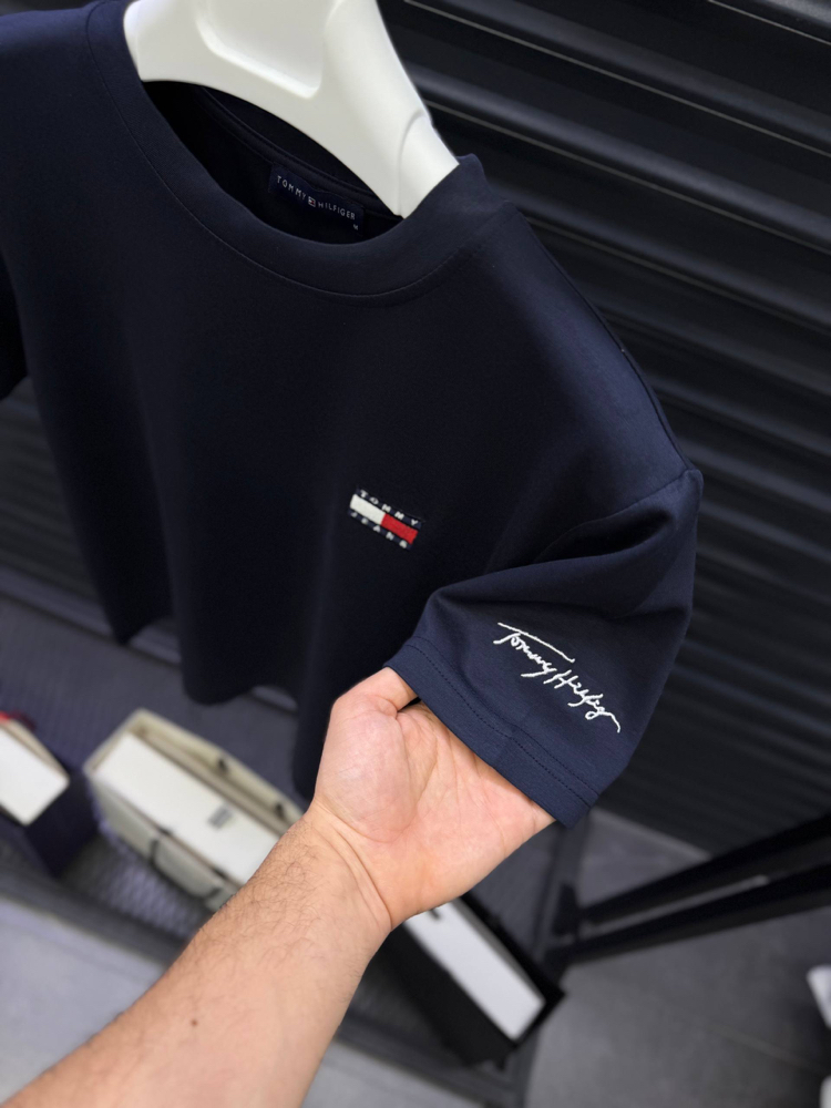 Tommy Hilfiger Premium T-Shırt Lacivert