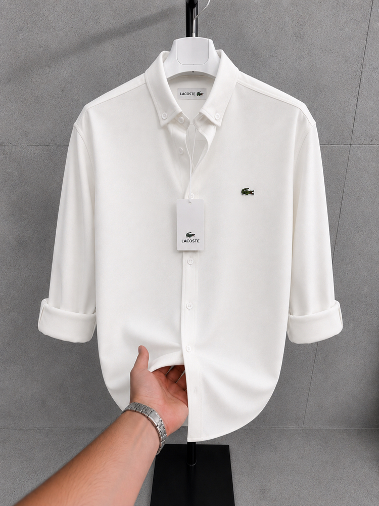 Lacoste Premium Gömlek Beyaz
