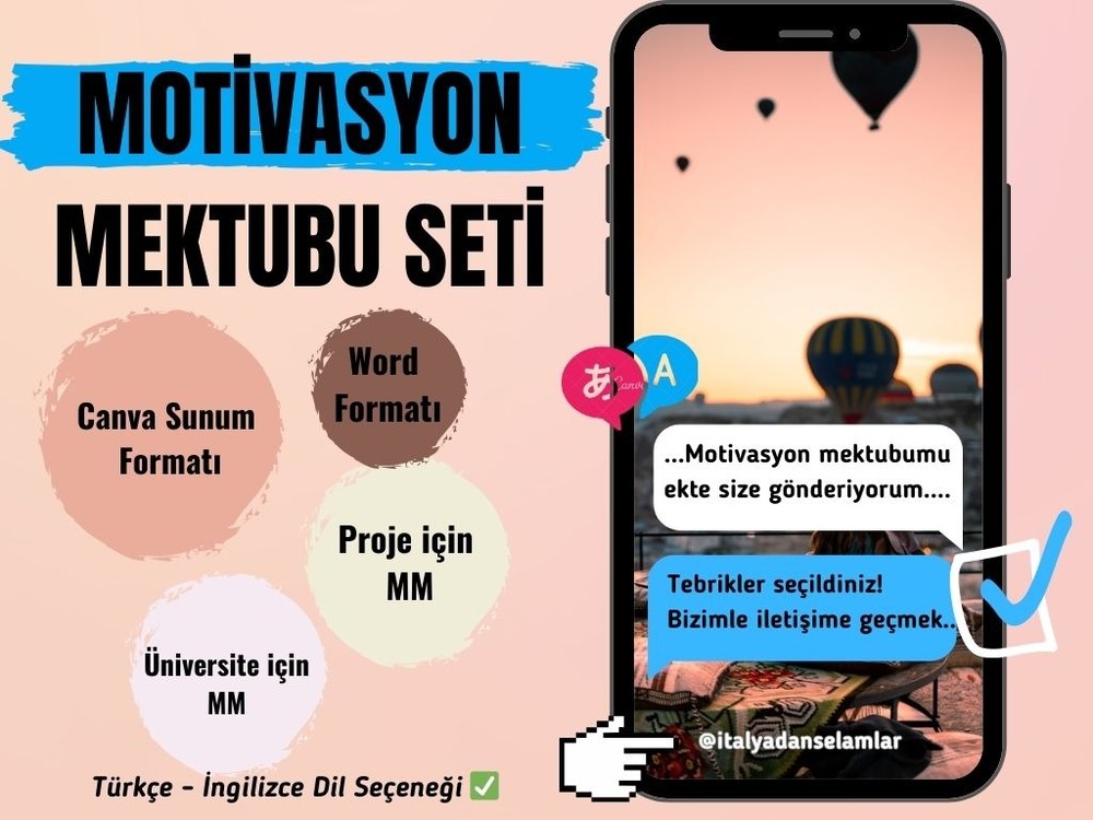 Motivasyon Mektubu Seti