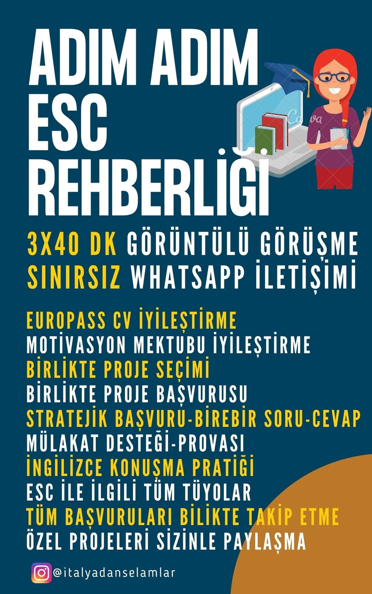 Adım Adım "Ücretsiz Erasmus (ESC)" Başvuru Rehberliği
