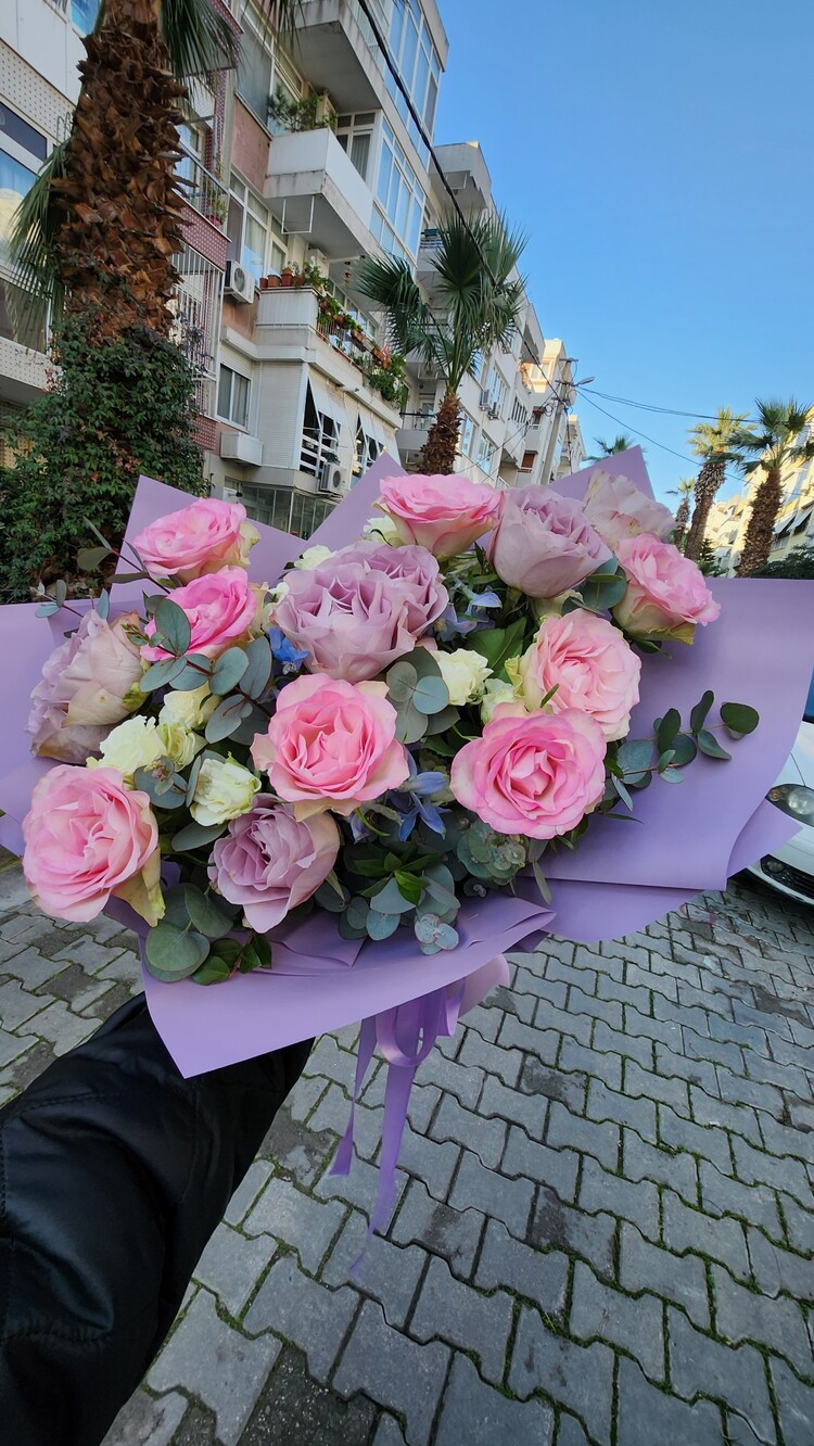 Pembe & Lila Buket