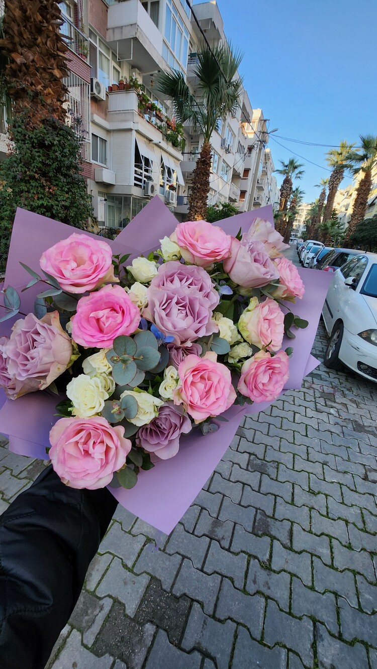 Pembe & Lila Buket