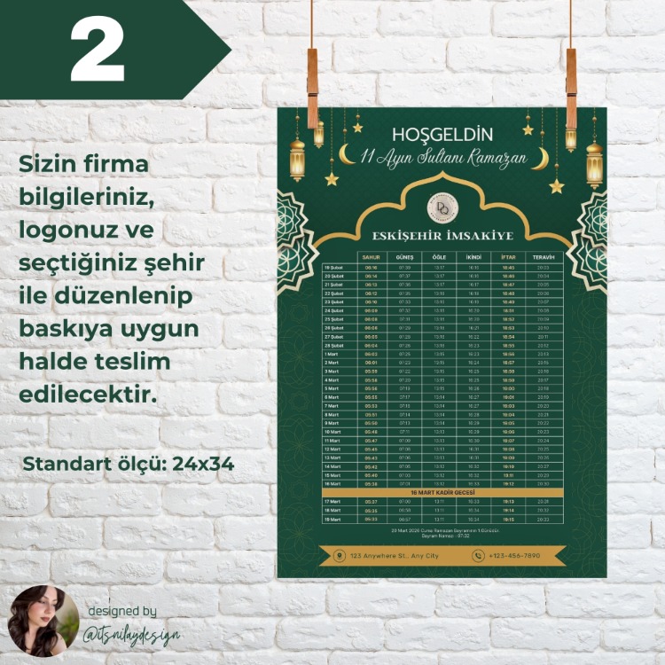 Firmalar için İmsakiye