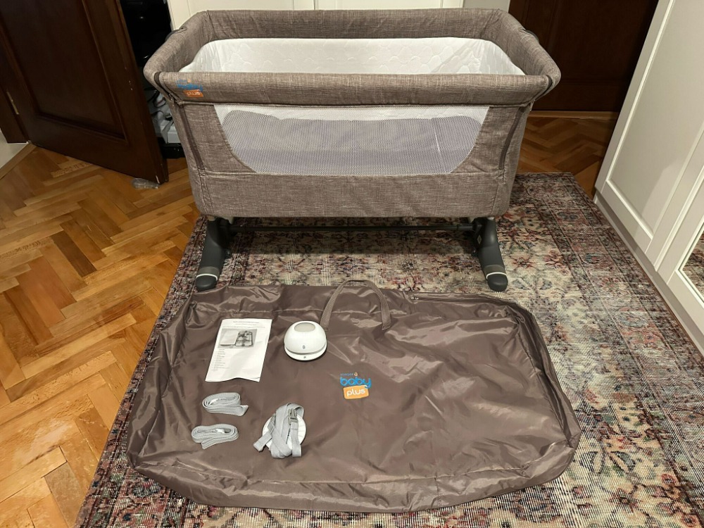 Baby Plus Safe Side Anne Yanı Bebek Beşiği – Kahverengi