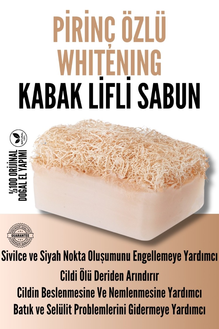 Pirinç Özlü Beyazlatıcı Sabun