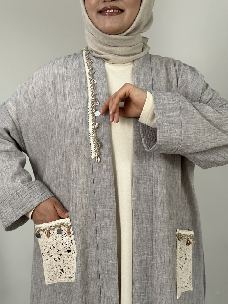 Kimono Takım Gri
