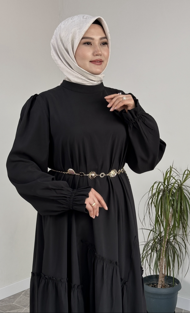 Parla Elbise Siyah