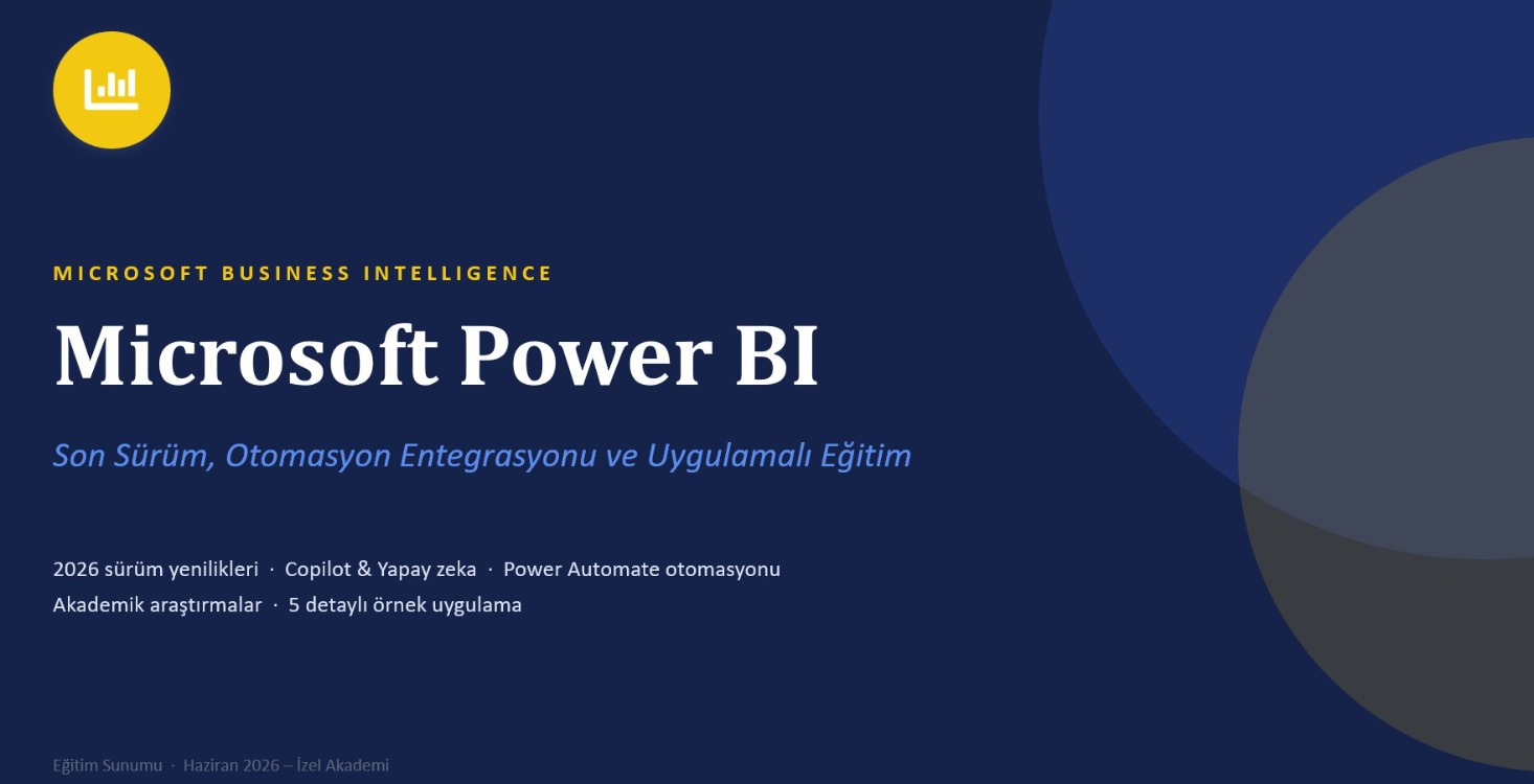 Microsoft Power BI 2026 Eğitim Sunumu