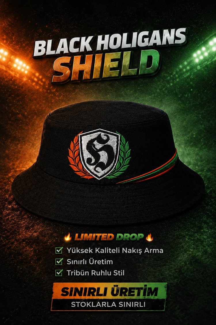 Turuncu Yeşil- Holar Holigans Shield Series Bucket Hat (Balıkçı Şapka)