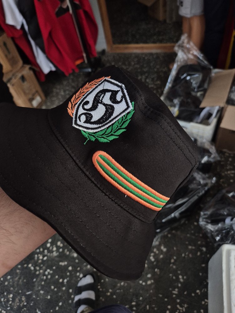 Turuncu Yeşil- Holar Holigans Shield Series Bucket Hat (Balıkçı Şapka)