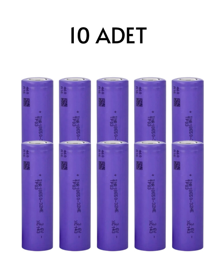 Tenpower 18650 3200mAh (10 adet)