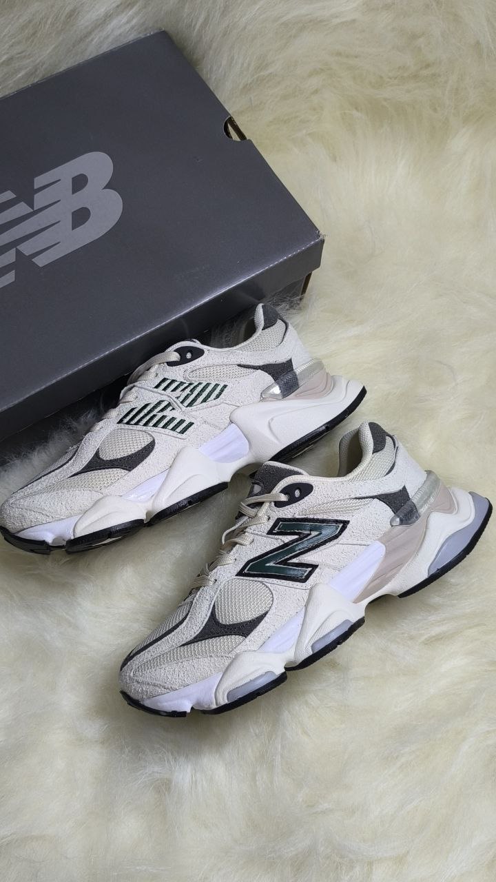 NEW BALANCE 9060 CREAM-GREY-GREEN