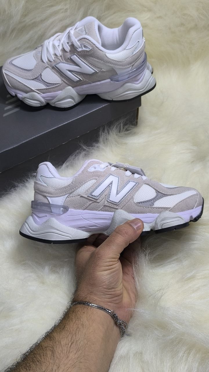 NEW BALANCE 9060 WHİTE-CREAM-NUBUCK