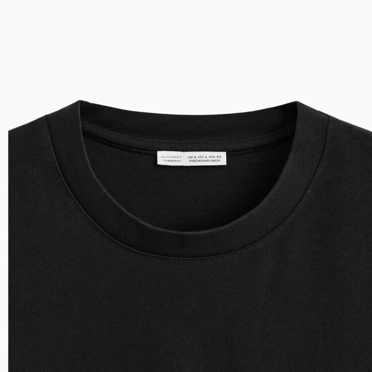Siyah Oversize T-Shirt JLN0002