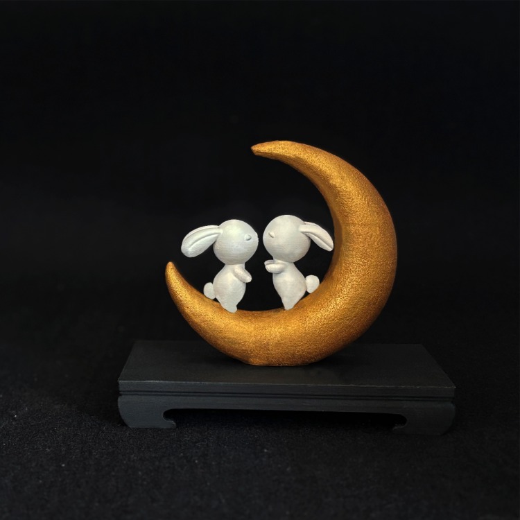 RABBITS ON THE MOON