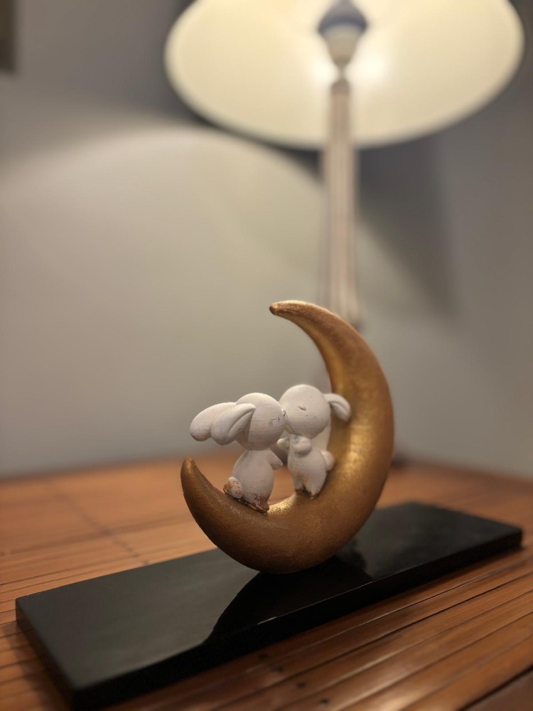 RABBITS ON THE MOON
