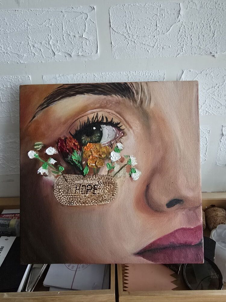 ✨ Umut — 30×30 | Orijinal Yağlı Boya Tablo
