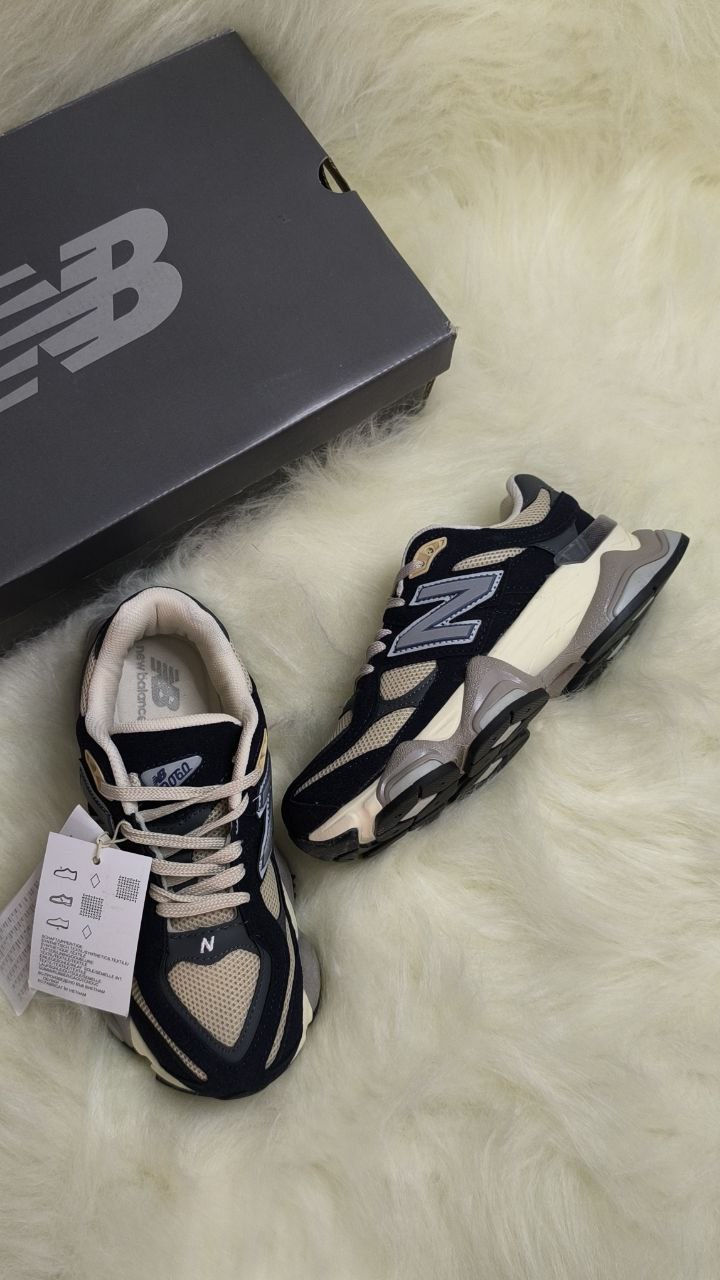 NEW BALANCE 9060 NAVY BLUE-CREAM-NUBUCK
