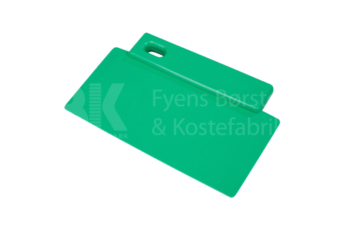 71900-5 Yeşil renk renk 200 x 125 mm ölçümde, 3 kazıma kenarlı,Metal + X-Ray-