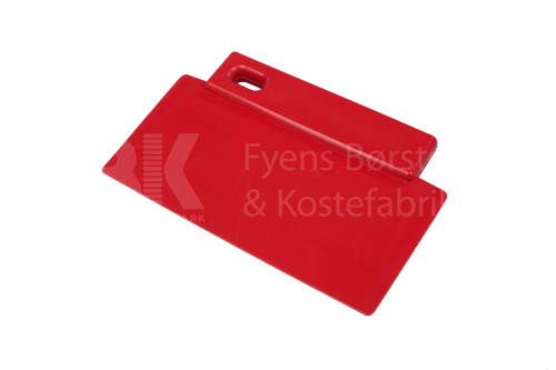 71900-3 Kırmızı renk 200 x 125 mm ölçümde, 3 kazıma kenarlı,Metal + X-Ray-