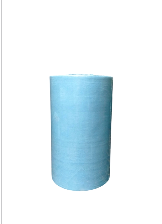 Nonwoven Bez - Mavi renk 200 Yaprak Rulo Perforeli - 30x30 Ebat