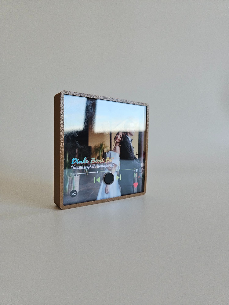 JetJest Evlilik/Eş Temalı Kişiye Özel Müzikli Magnet