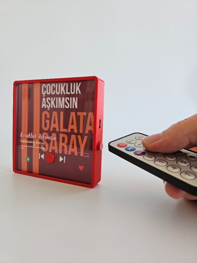JetJest GS Taraftar Temalı Kişiye Özel Müzikli Magnet
