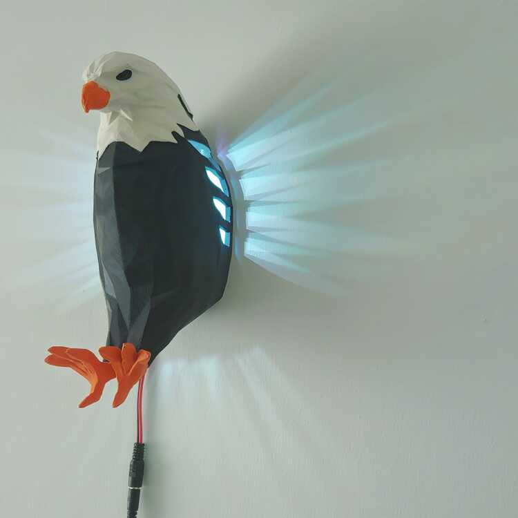 JetJest Kartal LED Gece Lambası – RGB, Kumandalı