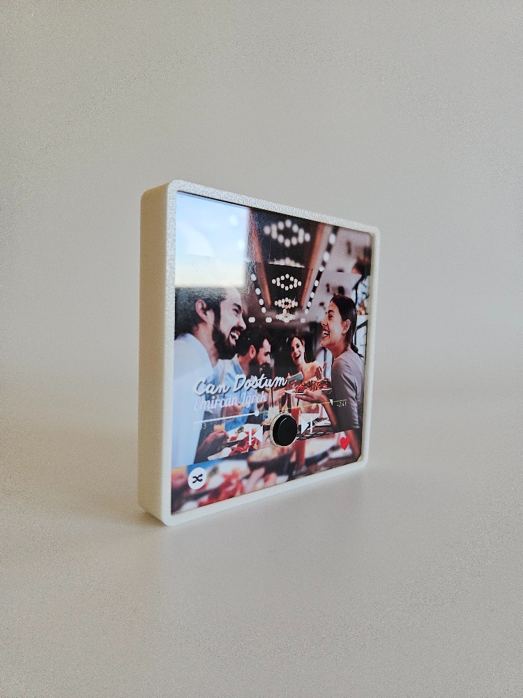 JetJest Sevgili Temalı Kişiye Özel Müzikli Magnet