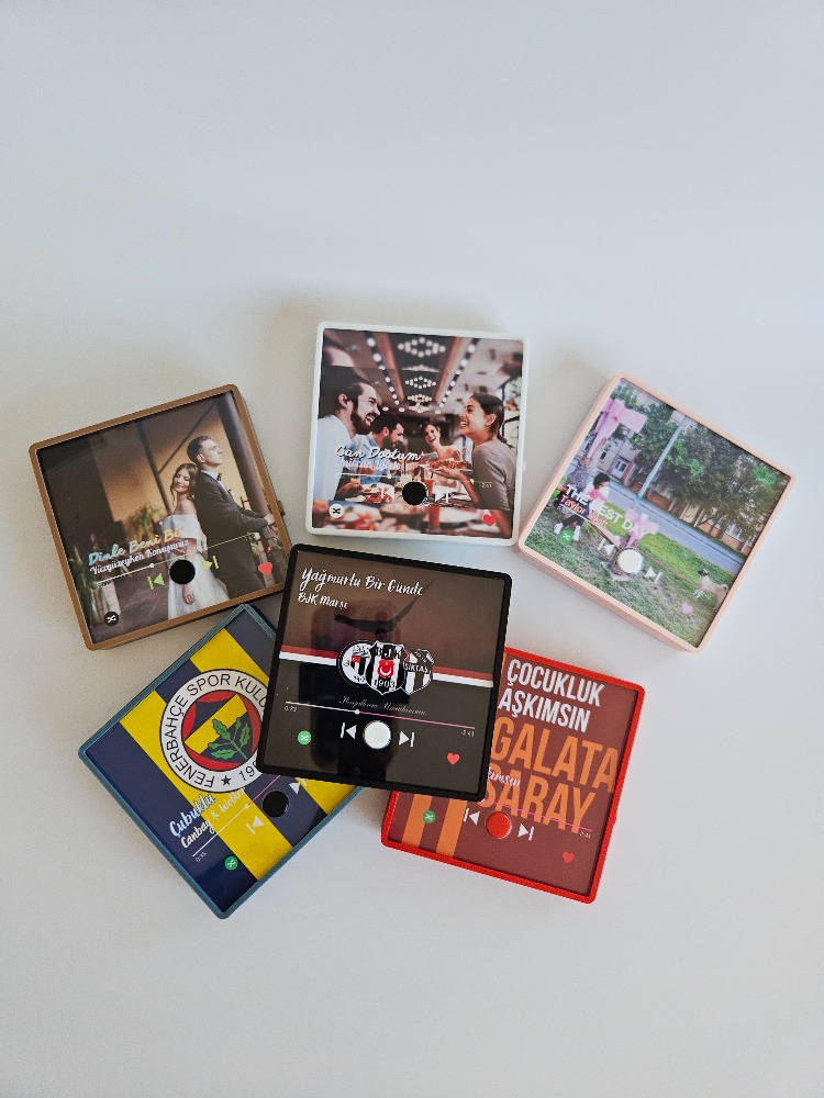 JetJest Sevgili Temalı Kişiye Özel Müzikli Magnet