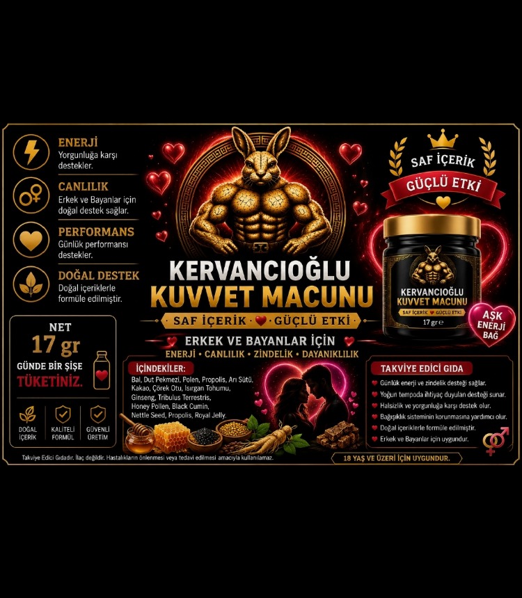 Kuvvet Macunu Bitkisel Atom Güç Enerji ve Performans Desteği (17gr x 1 Şişe)