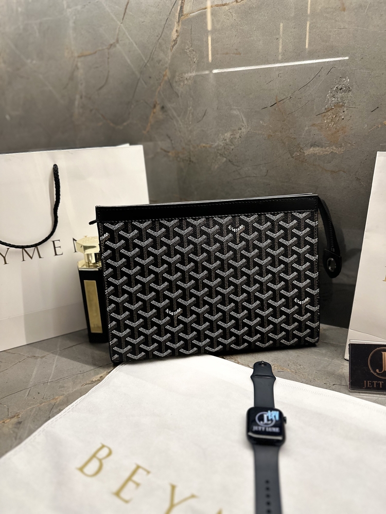 •Goyard Hand Clutch Black (El Portfoyü)