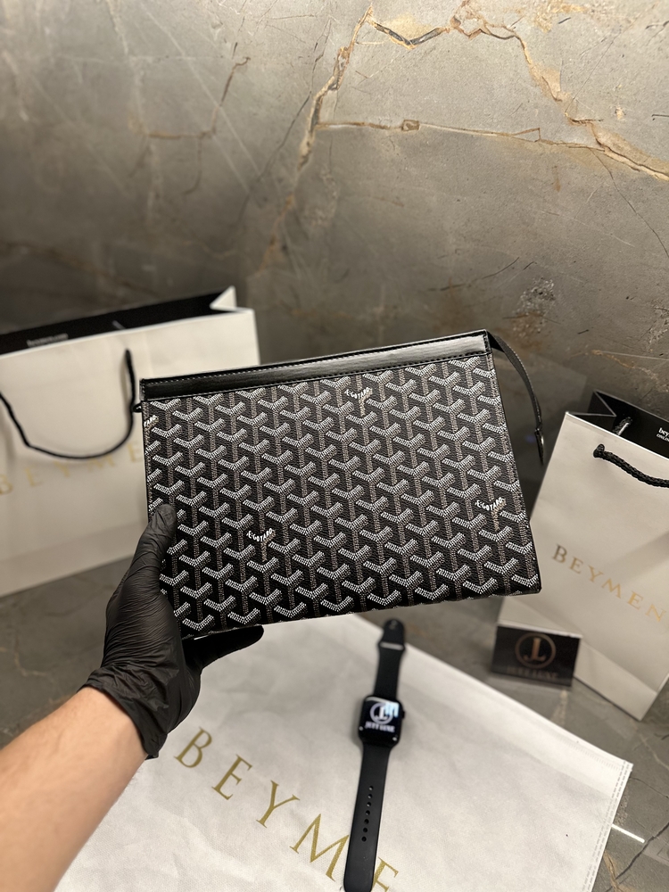 •Goyard Hand Clutch Black (El Portfoyü)
