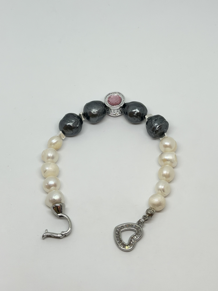 Midnight Heart İnci Bileklik