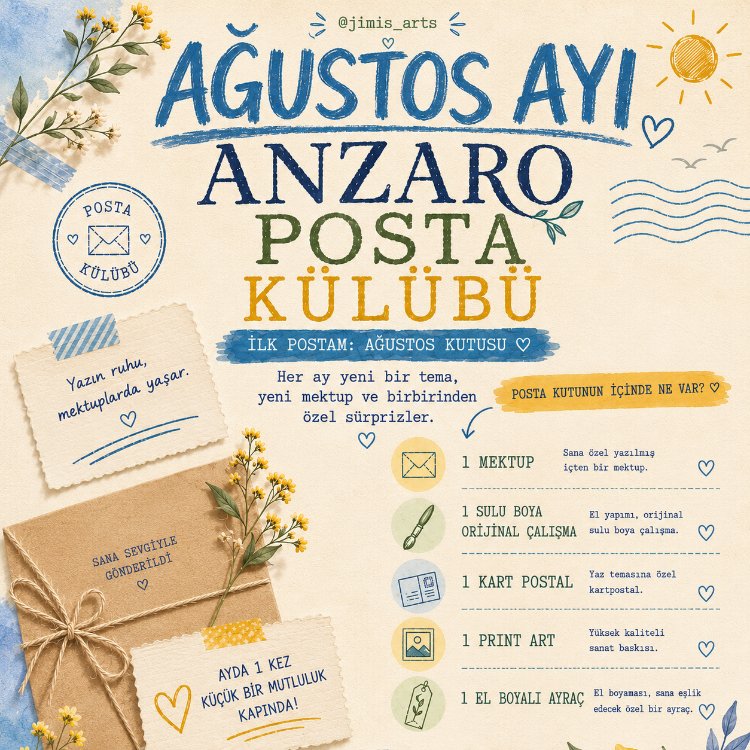 Ağustos Ayı- ilk mektubum