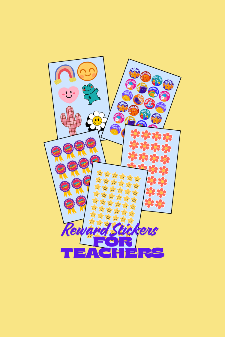 Reward Stickers for Teachers – 1 Set (5 Sheets)