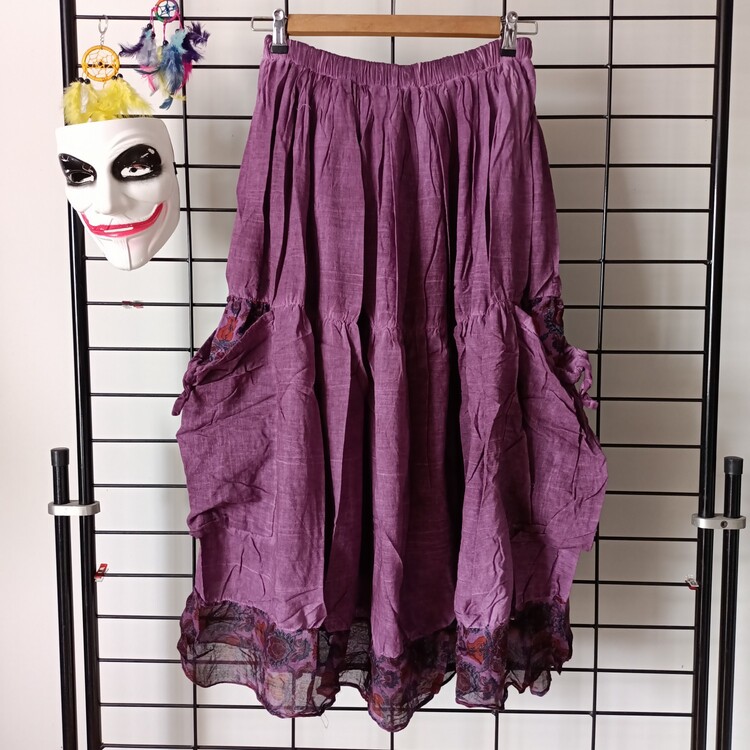 mor cepli etek (XL)