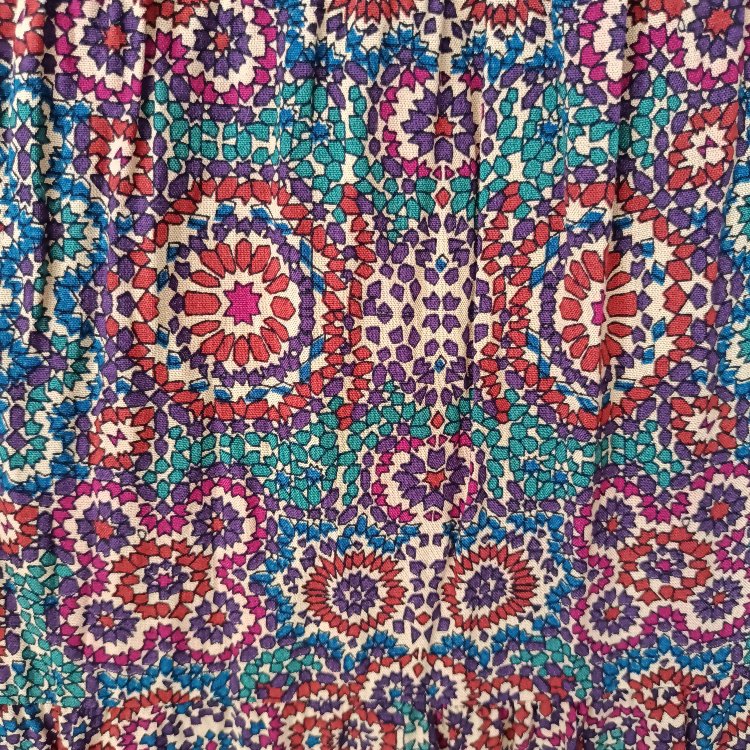 mandala desen Viskon etek