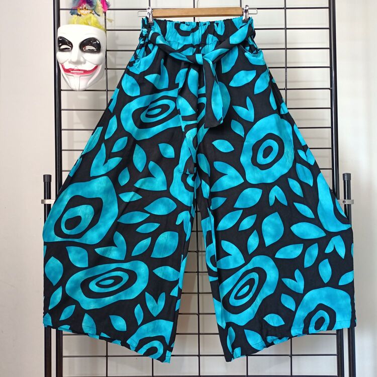 Turkuaz bol pantolon/etek