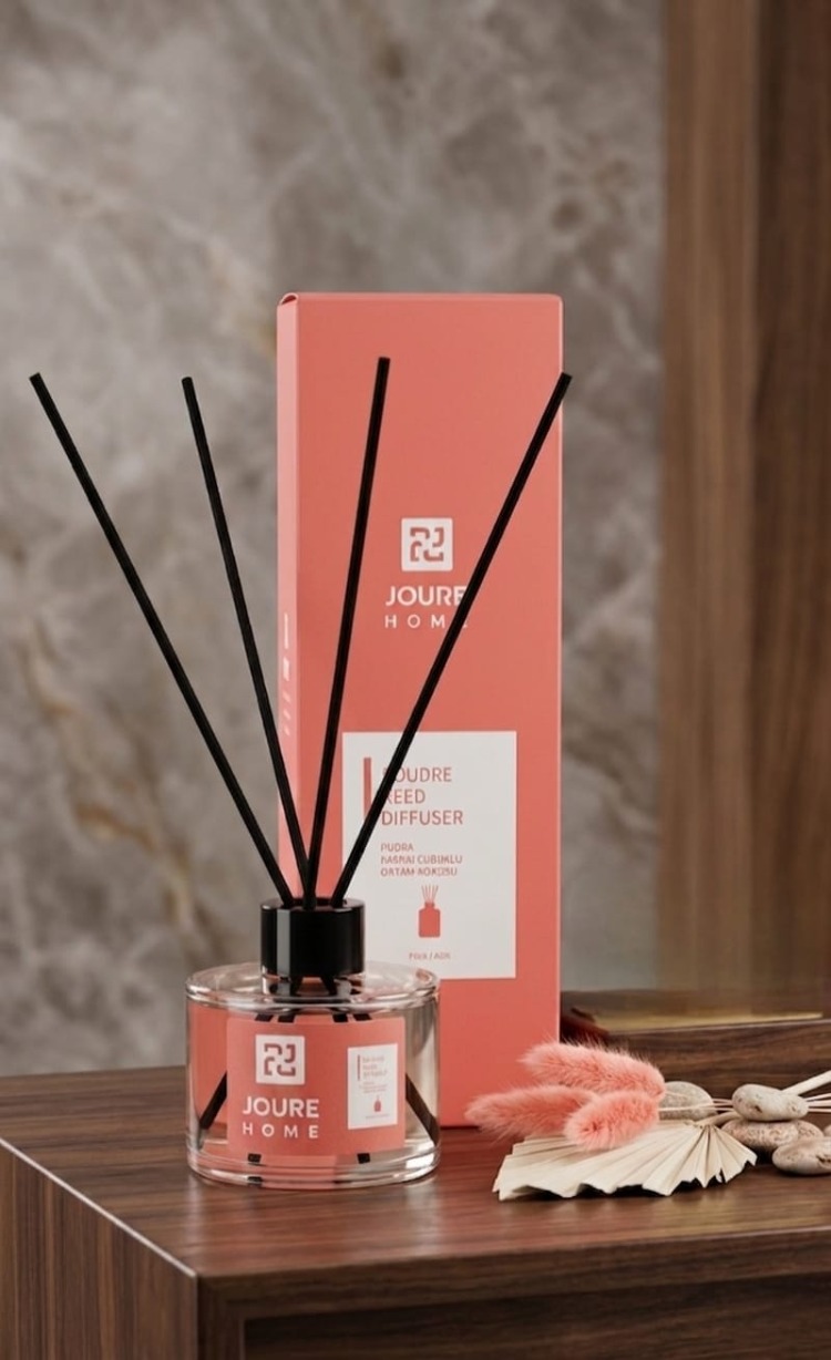 Poudre Reed Diffuser - Pudra Bambu Çubuklu Ortam Kokusu